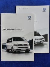 Lade das Bild in den Galerie-Viewer, VW Bus T5 Multivan Edition 25 MJ 2012 - Prospekt Brochure + Preisliste 06.2011