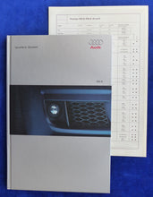 Lade das Bild in den Galerie-Viewer, Audi RS 6 quattro Limousine & Avant - Hardcover Prospekt + Preisliste 01.2003