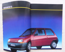 Lade das Bild in den Galerie-Viewer, Renault Programm '91 - 5 19 21 25 Alpine Turbo - Prospekt + Preisliste 10.1990