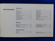 Lade das Bild in den Galerie-Viewer, Simca 1100 - Betriebsanleitung Handbuch Utilizzazione deutsch italienisch