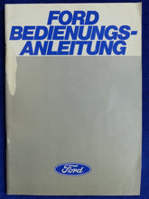 Lade das Bild in den Galerie-Viewer, Ford Fiesta Escort Taunus Capri V6 1979 - Bedienungsanleitung Handbuch 11.1978