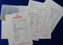 Lade das Bild in den Galerie-Viewer, Subaru Legacy Kombi & Outback MJ 1999 - Pressemappe Fotos press-kit 11.1998