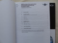 Lade das Bild in den Galerie-Viewer, Mini JCW Cooper S Park Lane Concept Frankfurt - Pressemappe + CD press-kit 2005
