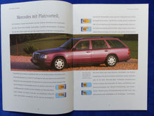 Lade das Bild in den Galerie-Viewer, Mercedes-Benz Programm 1996 E-Klasse G-Klasse SL - Prospekt Brochure 05.1995