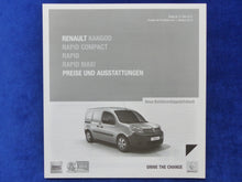 Lade das Bild in den Galerie-Viewer, Renault Kangoo Rapid Maxi MJ 2014 - Prospekt Brochure + Preisliste 05.2013