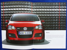Lade das Bild in den Galerie-Viewer, VW Golf GTI Edition 30 MJ 2007 - Prospekt Brochure + Preisliste 11.2006