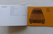 Lade das Bild in den Galerie-Viewer, Ford Escort GT - UK-Betriebsanleitung Owner Handbook 03.1970 England