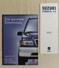 Lade das Bild in den Galerie-Viewer, Suzuki Vitara V6 2.0 MJ 1998 - Prospekt Brochure + Preisliste 04.1998