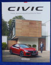 Lade das Bild in den Galerie-Viewer, Honda Civic MJ 2018 - Prospekt Brochure + Preisliste 01.2018