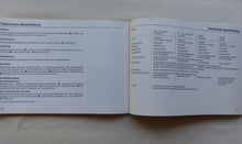Lade das Bild in den Galerie-Viewer, VW Passat Typ B2 Vergaser Diesel - Betriebsanleitung Bedienung Handbuch 01.1981
