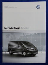 Lade das Bild in den Galerie-Viewer, VW Bus T5 Multivan Cruise Sondermodell MJ 2006 - Prospekt + Preisliste 05.2005