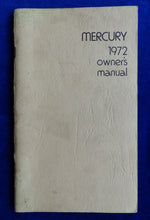 Lade das Bild in den Galerie-Viewer, Mercury 1972 Montery Marquis - US-Betriebsanleitung Owner's Manual 07.1971 USA