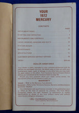 Lade das Bild in den Galerie-Viewer, Mercury 1972 Montery Marquis - US-Betriebsanleitung Owner's Manual 07.1971 USA
