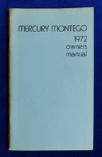 Lade das Bild in den Galerie-Viewer, Mercury 1972 Montego - US-Betriebsanleitung Owner's Manual 07.1971 USA