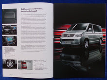 Lade das Bild in den Galerie-Viewer, VW Bus T5 Multivan Concert Sondermodell MJ 2009 - Prospekt + Preisliste 05.2008