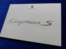 Lade das Bild in den Galerie-Viewer, Porsche Cayman S Typ 987c - Hochglanz Prospekt Brochure 03.2005