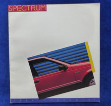 Lade das Bild in den Galerie-Viewer, Chevrolet 1986 Spectrum Sedan Hatchback US-Prospekt Brochure 08.1985 Großformat