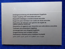 Lade das Bild in den Galerie-Viewer, Mercedes-Benz Anhängevorrichtung 202 124 140 - Betriebsanleitung Handbuch 1993