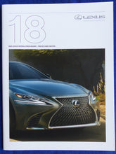 Lade das Bild in den Galerie-Viewer, Lexus Programm 2018 - CT IS GS LS RC RX - Prospekt Brochure + Preisliste 12.2017