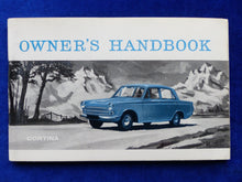 Lade das Bild in den Galerie-Viewer, Ford 1965 Cortina De Luxe - UK-Betriebsanleitung Owner handbook 07.1964 England
