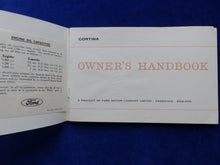 Lade das Bild in den Galerie-Viewer, Ford 1965 Cortina De Luxe - UK-Betriebsanleitung Owner handbook 07.1964 England