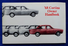Lade das Bild in den Galerie-Viewer, Ford 1968 Cortina De Luxe GT - UK-Betriebsanleitung Owner handbook 07.1967 GB