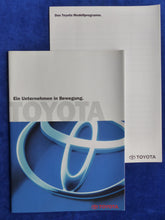 Lade das Bild in den Galerie-Viewer, Toyota Programm - Avensis Celica MR2 Previa RAV 4 - Prospekt + Daten 03.1998