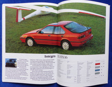 Lade das Bild in den Galerie-Viewer, Honda Range 1989 Civic Integra Legend CRX - UK-Prospekt + Preisliste 09.1988