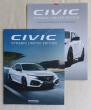 Lade das Bild in den Galerie-Viewer, Honda Civic Dynamic Limited Edition MJ 2019 - Prospekt + Preisliste 12.2018