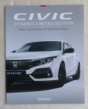 Lade das Bild in den Galerie-Viewer, Honda Civic Dynamic Limited Edition MJ 2019 - Prospekt + Preisliste 12.2018