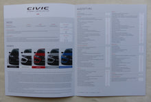 Lade das Bild in den Galerie-Viewer, Honda Civic Dynamic Limited Edition MJ 2019 - Prospekt + Preisliste 12.2018