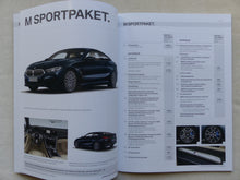 Lade das Bild in den Galerie-Viewer, BMW 8er Coupe 840d M850i xDrive MJ 2019 - Prospekt Preisliste Brochure 11.2018