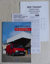 Lade das Bild in den Galerie-Viewer, Ford Transit Kastenwagen Pritsche MJ 1991 Prospekt + Daten + Preisliste 09.1990