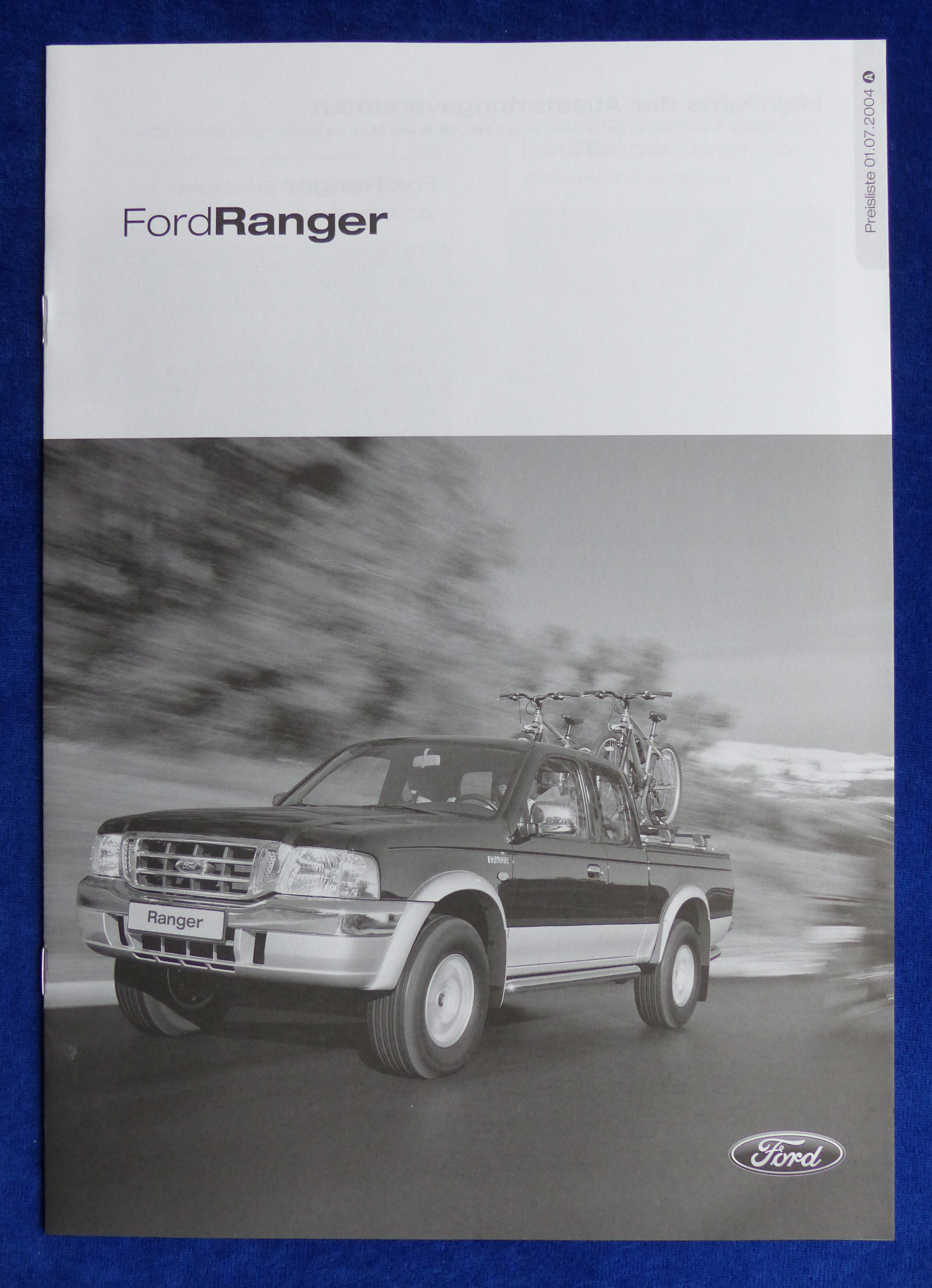 Ford Ranger Preisliste