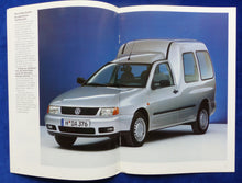 Lade das Bild in den Galerie-Viewer, VW New Caddy Delivery Van Kombi MY 1996 - Prospekt Brochure 12.1995 englisch
