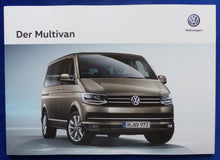 Lade das Bild in den Galerie-Viewer, VW Bus T6 Multivan Edition Generation Six MJ 2019 - Prospekt Brochure 08.2018
