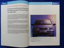 Lade das Bild in den Galerie-Viewer, VW Sharan Carat VR6 MJ 1996 interne Argumente - Prospekt Brochure 10.1995