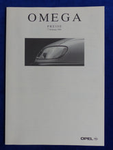 Lade das Bild in den Galerie-Viewer, Opel Omega Caravan CD MV6 MJ 1994 - Prospekt Brochure + Preisliste 02.1994