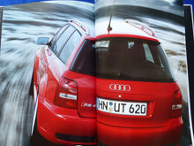 Lade das Bild in den Galerie-Viewer, Audi RS 4 Avant quattro V6 Biturbo - Hardcover Prospekt + Preisliste 02.2000
