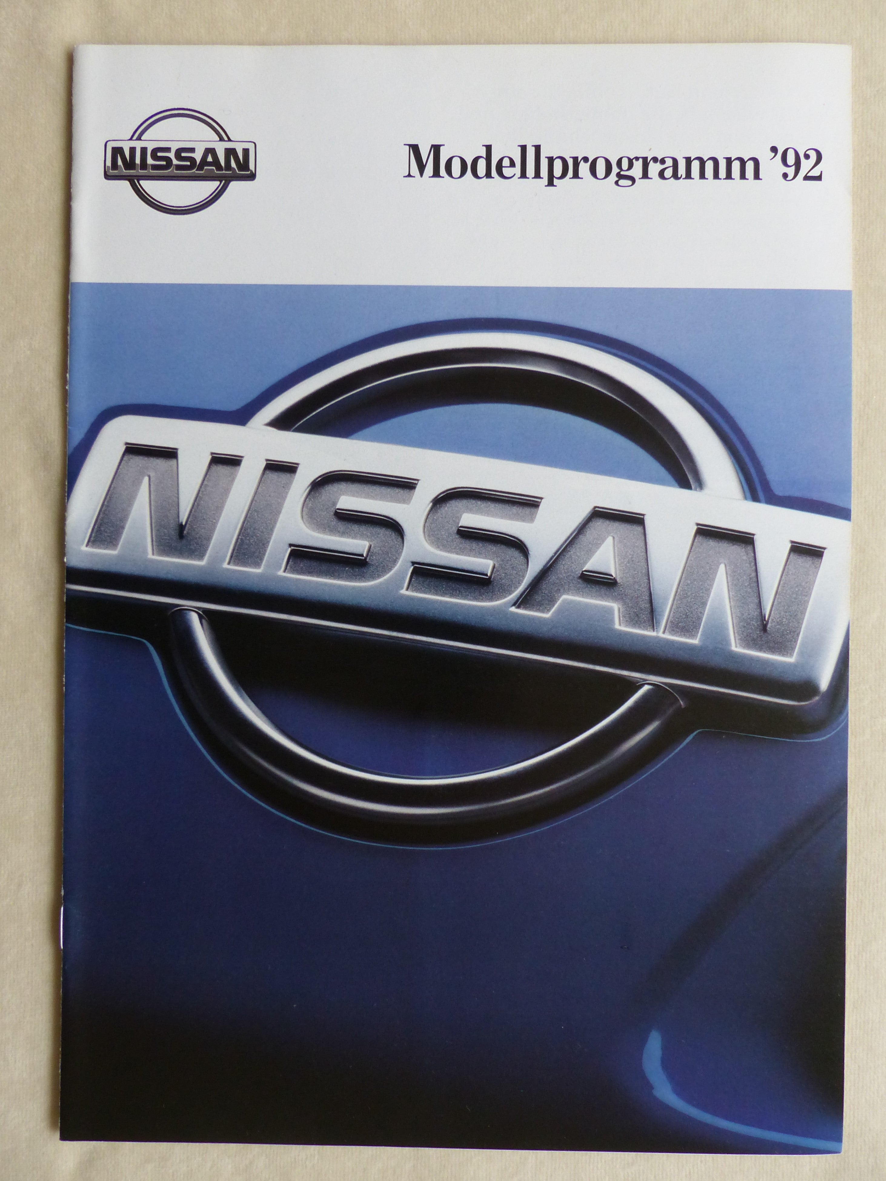 Nissan Modellprogramm '92 Maxima 100 200 SX Patrol Prospekt Brochu