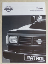 Lade das Bild in den Galerie-Viewer, Nissan Patrol Station MJ 1991 - Prospekt Brochure + Daten Ausstattungen 03.1991