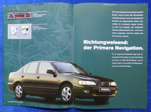 Lade das Bild in den Galerie-Viewer, Nissan Primera Traveller Navigation MJ 1999 - Prospekt Brochure + Daten 12.1998