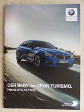 Lade das Bild in den Galerie-Viewer, BMW 3er GT Gran Turismo 340i MJ 2018 - Prospekt Brochure + Preisliste 07.2017