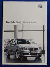 Lade das Bild in den Galerie-Viewer, VW Polo Black Silver Edition MJ 2009 - Prospekt Brochure + Preisliste 05.2008