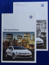 Lade das Bild in den Galerie-Viewer, VW Scirocco MJ 2009 - Prospekt Brochure + Preisliste 06.2008