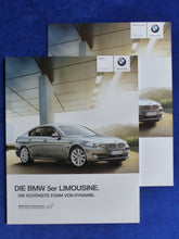 Lade das Bild in den Galerie-Viewer, BMW 5er Limousine 550i Typ F10 MJ 2011 - Prospekt Brochure + Preisliste 09.2010