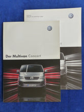 Lade das Bild in den Galerie-Viewer, VW Bus T5 Multivan Concert Sondermodell MJ 2008 - Prospekt + Preisliste 09.2007