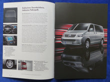 Lade das Bild in den Galerie-Viewer, VW Bus T5 Multivan Concert Sondermodell MJ 2008 - Prospekt + Preisliste 09.2007