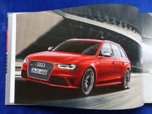 Lade das Bild in den Galerie-Viewer, Audi RS 4 Avant quattro V8 450 PS MJ 2014 - Hardcover Prospekt Brochure 04.2013