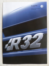 Lade das Bild in den Galerie-Viewer, VW Golf R32 MJ 2003 - Golf IV 3,2l VR6 240 PS - Prospekt + Preisliste 08.2002